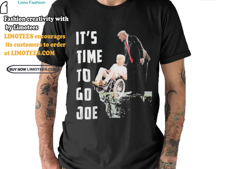 Official It’s Time To Go Joe Trump Pushed Biden Off A Cliff Shirt