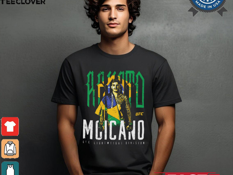 Renato Moicano Brazil Flag UFC Lightweight Division Vintage t shirt