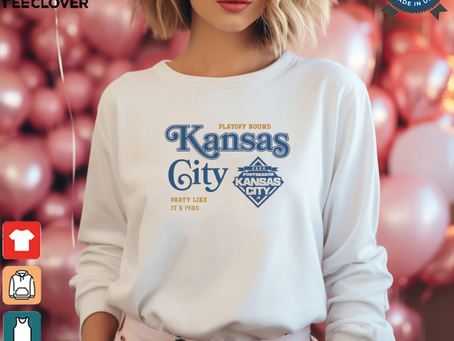 Kansas City Royals Baseball Playoff Bound Party Like it’s 1985 Postseason 2024 Shirts