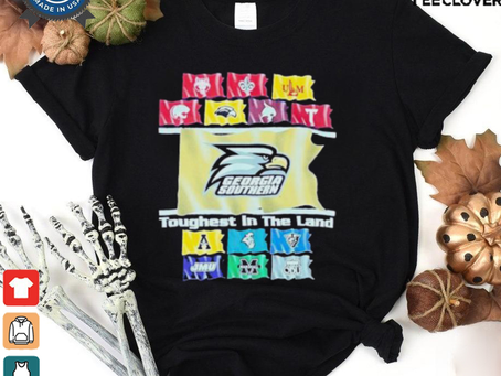 Georgia Southern Eagles Flags Toughest In The Land shirt
