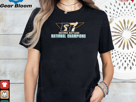 Official Arizona Rattlers Football 2024 IFL National Champions Logo Shirt
