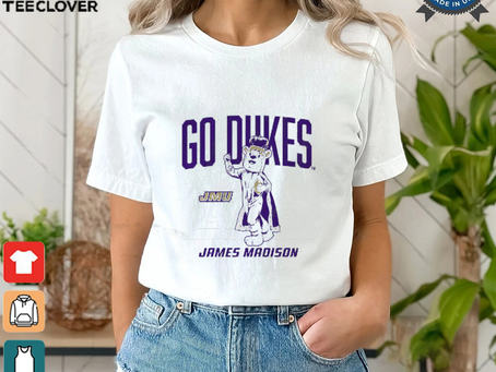 JMU Football Go Dukes Mascot Shirt