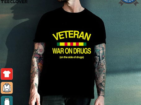 Theclassyshirts Veteran War On Drugs On The Side Of Drugs Shirt