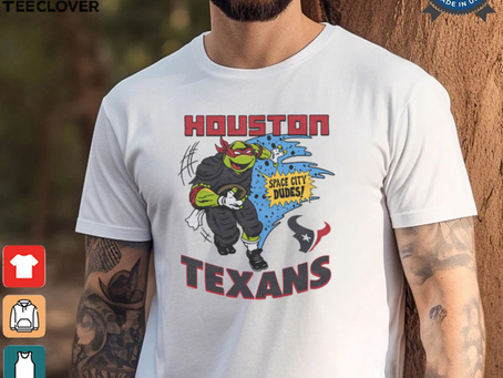 TMNT Raphael x Houston Texans Shirt