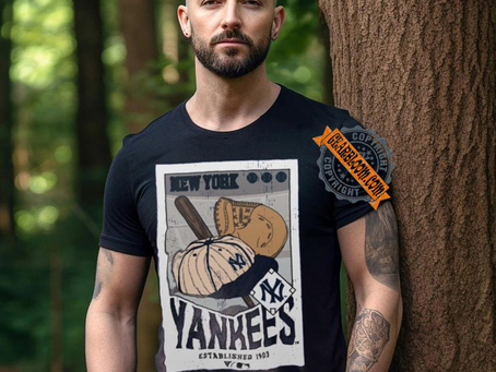 New York Yankees Uphill Cooperstown Collection Core Logo Shirt