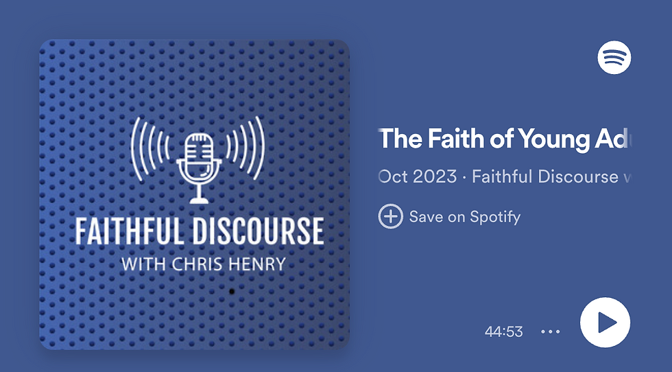 The Faith of Young Adults