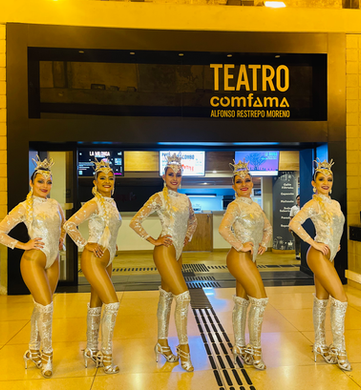 Show de samba en teatro en medellin