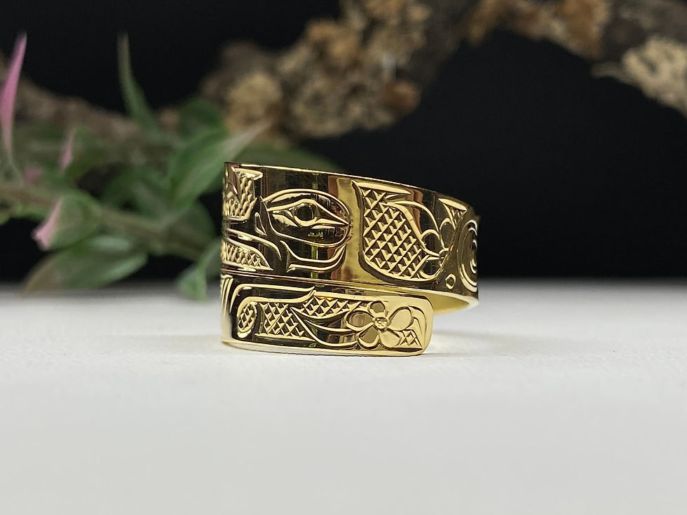 Thumbnail: Hummingbird Wrap Ring