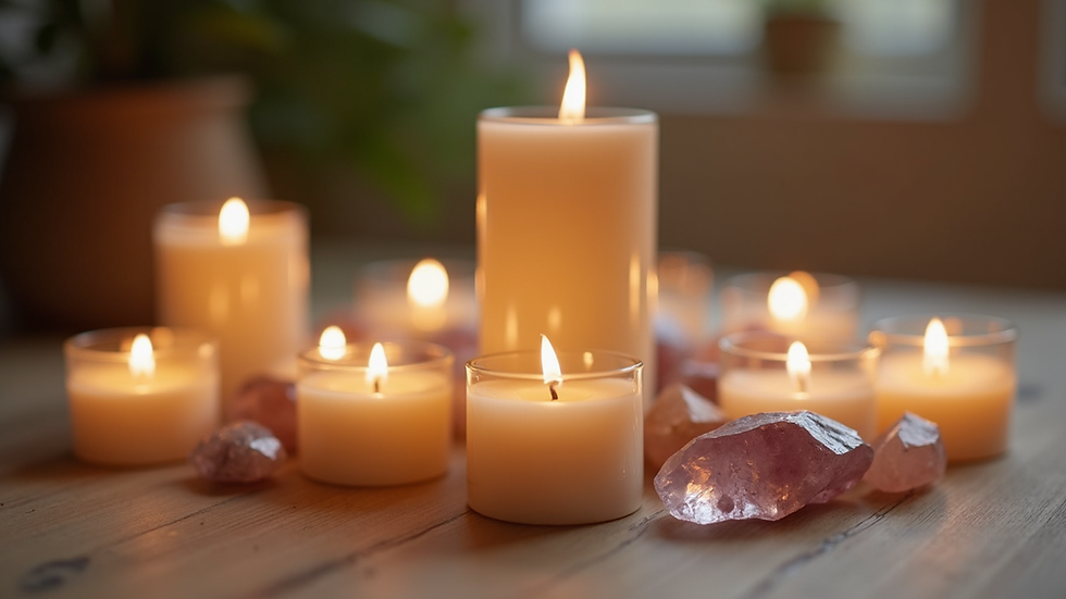 Eye-level view of a colorful chakra diagram aligned along a human silhouette