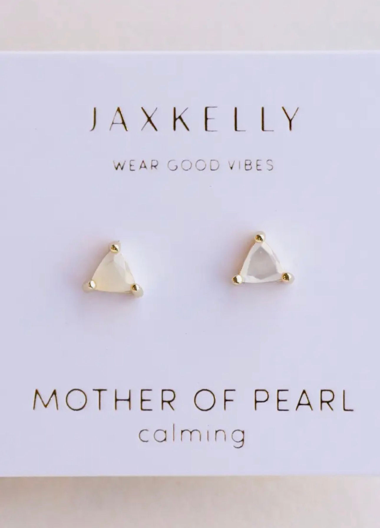Mother of Pearl Gold Earrings