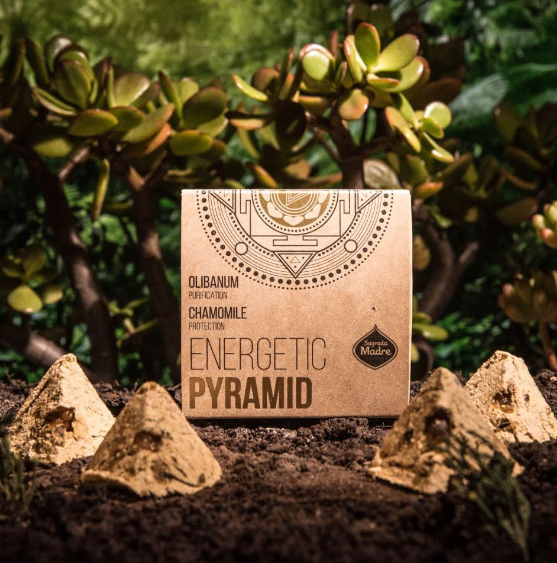 Sagrada Madre Energetic Pyramid | Olibanum & Chamomile