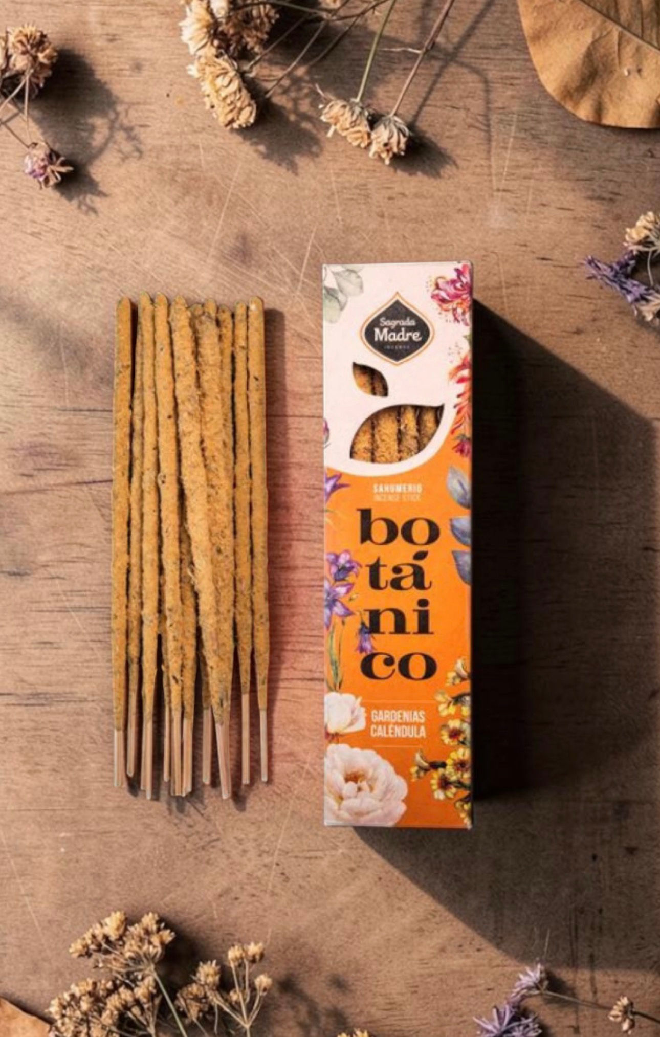Sagrada Madre Botanical Incense | Gardenia & Calendula | Inner Peace