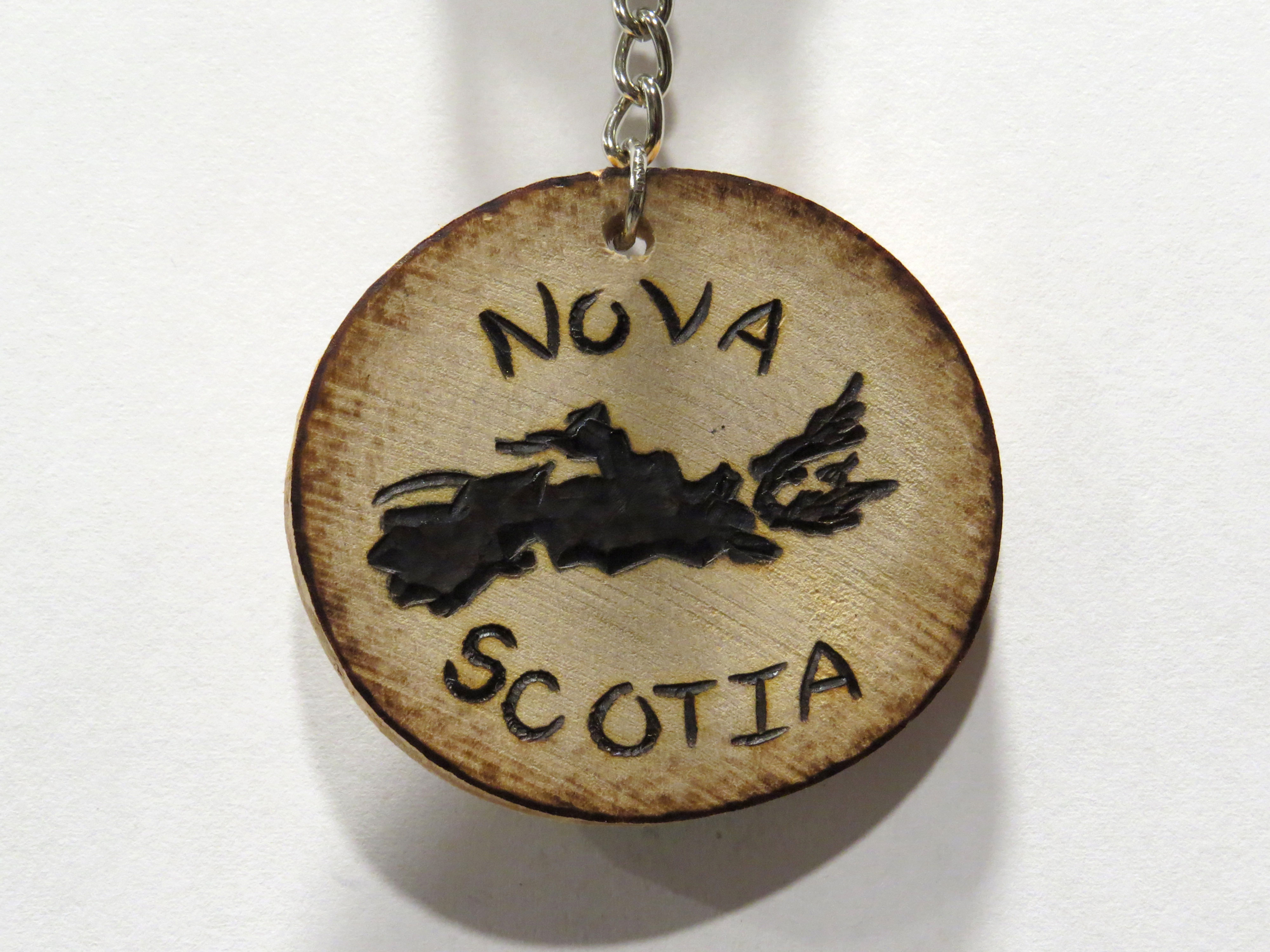 Nova Scotia Map Keychain