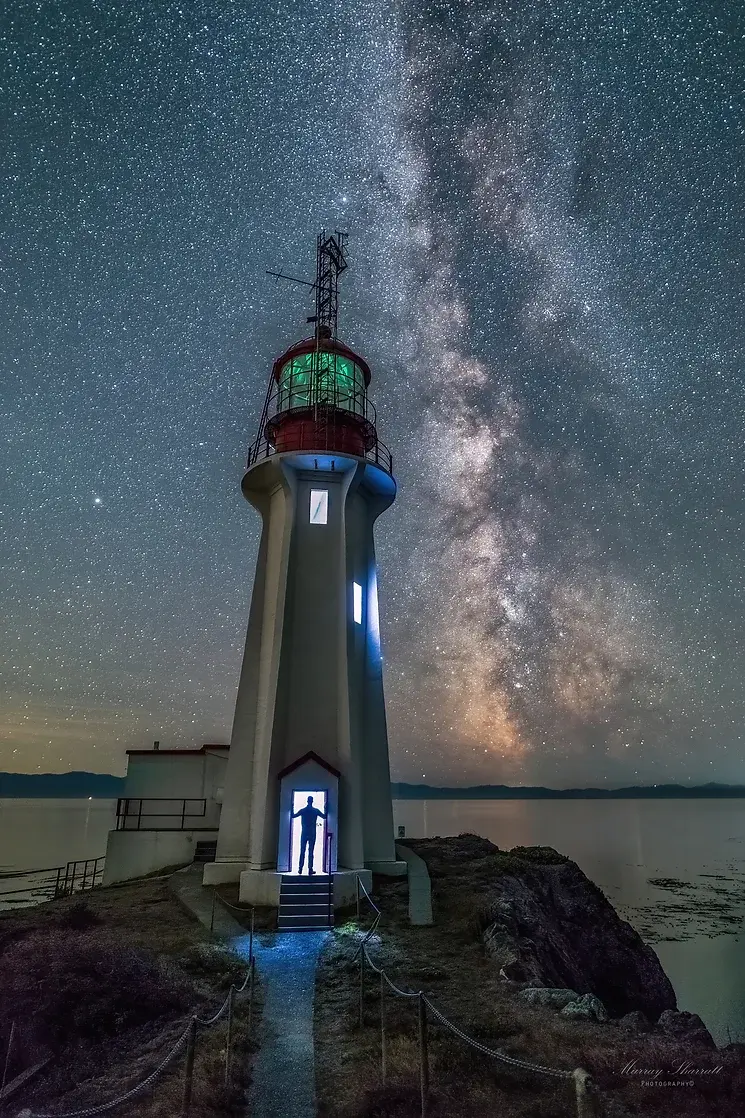 Milky Way and Sheringham Lighthouse