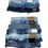 Thumbnail: 2-Piece Upcycled Denim Waistband Strapless Set