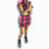 Thumbnail: Up-cycled Buffalo Plaid Crop Vest & Skirt Set