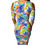 Thumbnail: Women's Reworked 3-Piece Keyhole Tank Top Skirt Set Arm Sleeves Tropical