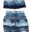 Thumbnail: 2-Piece Upcycled Denim Waistband Strapless Set