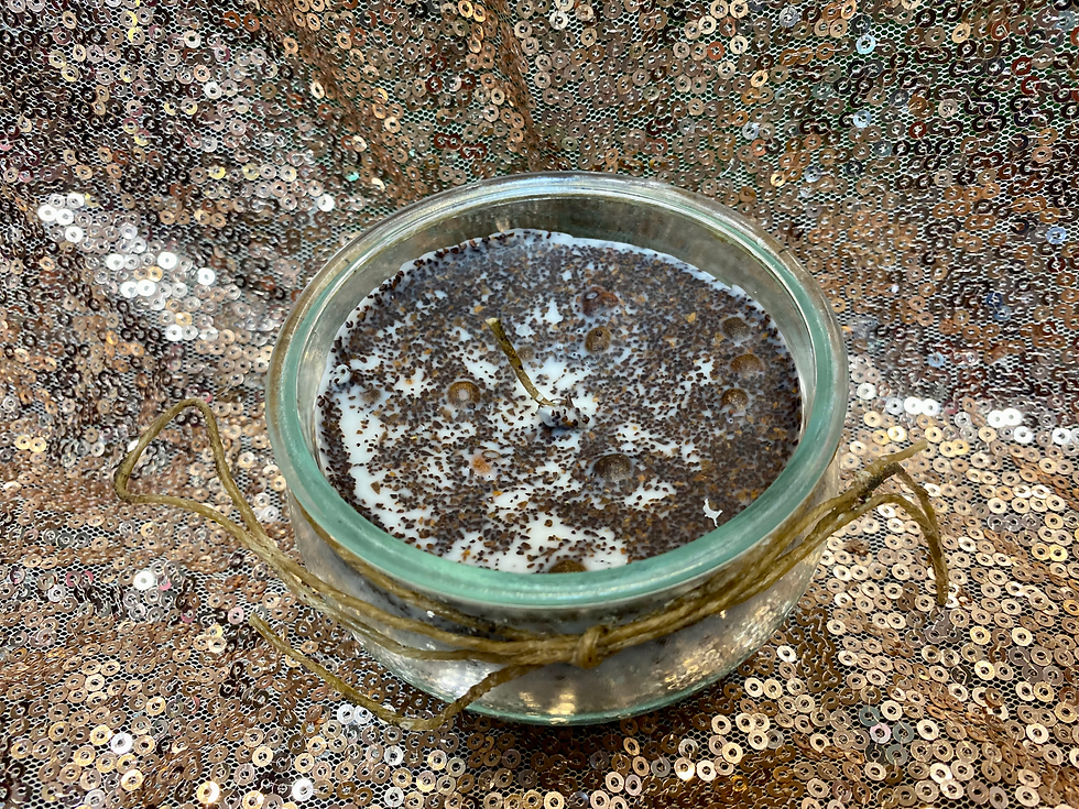 Thumbnail: Handmade Fall Candle – 4 oz Jar – Coffee Cinnamon Clove – Eco-Friendly Bug Repel