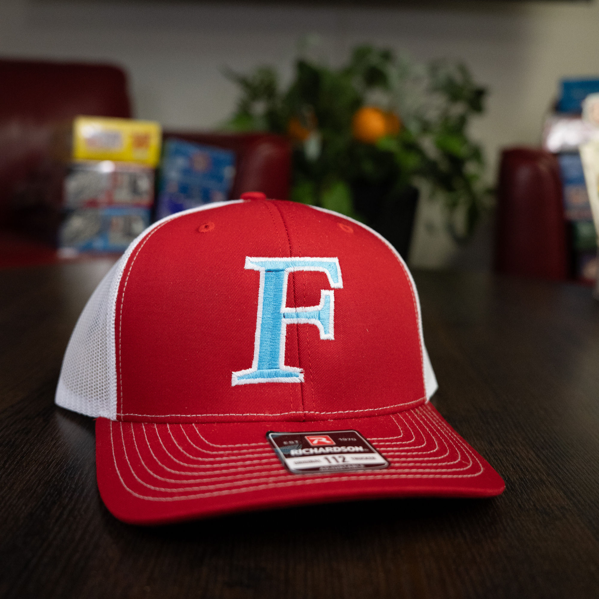 Red Frostproof 'F' Hat
