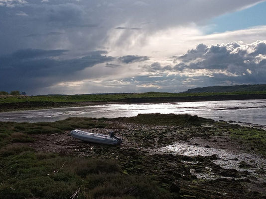 Escaping with Magwitch -day one, Hoo Ness Island