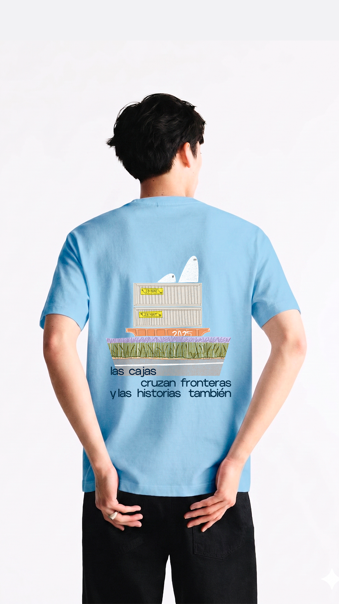 Playera "Las Cajas"