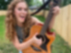 Music with Alyssa - Alyssa Eaterly playing the guitar