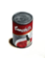 Dodo campbell soup, 35x27.7cm, gouache on canvas, 2017