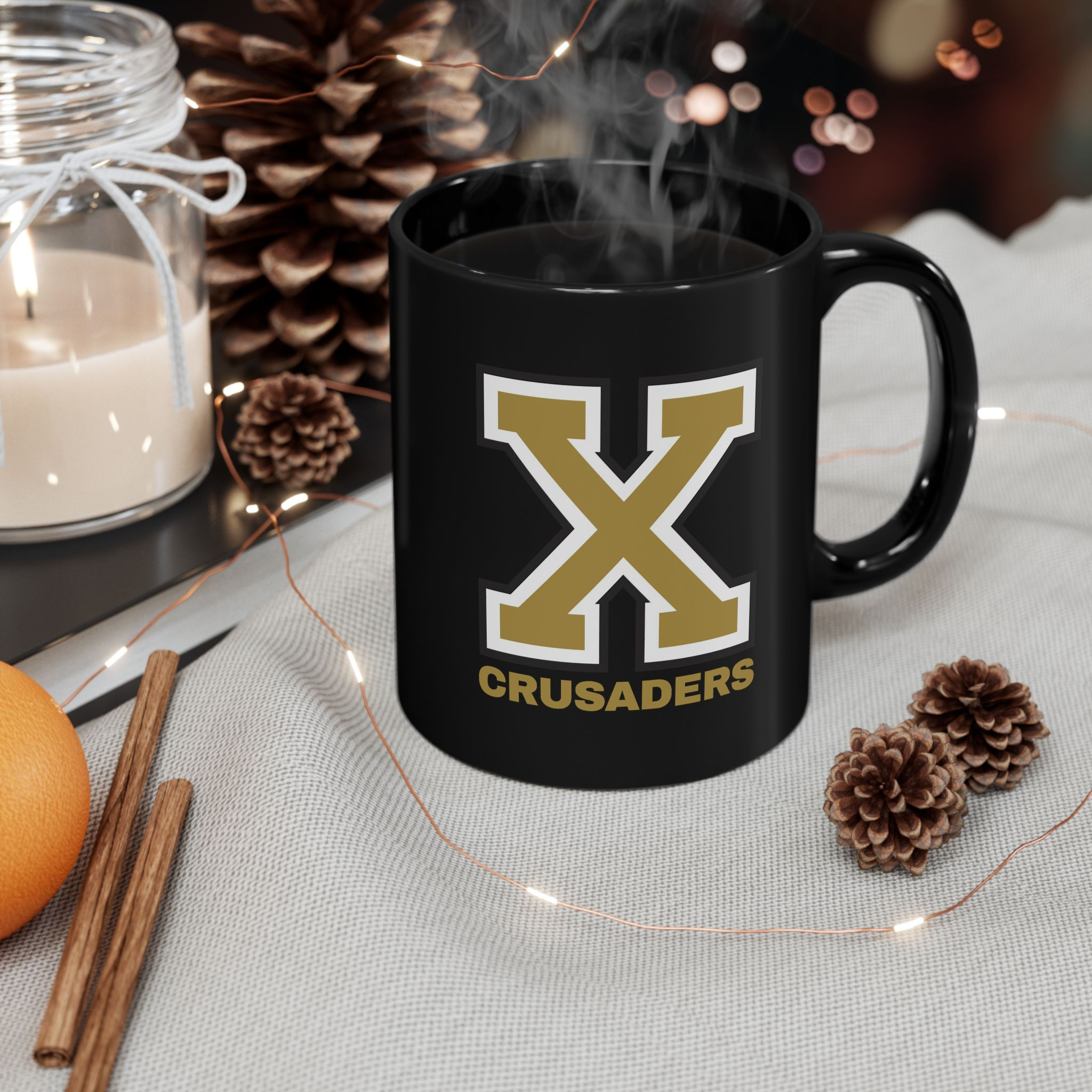 St. Francis Xavier Crusaders Coffee Black Mug (11oz, 15oz)