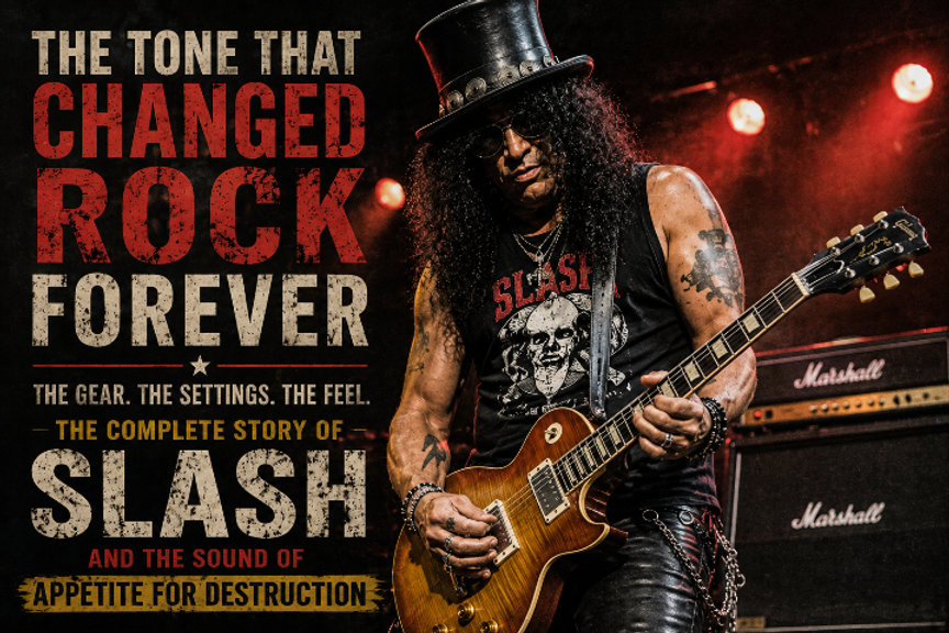 Inside Slash’s Legendary Appetite for Destruction Guitar Tone