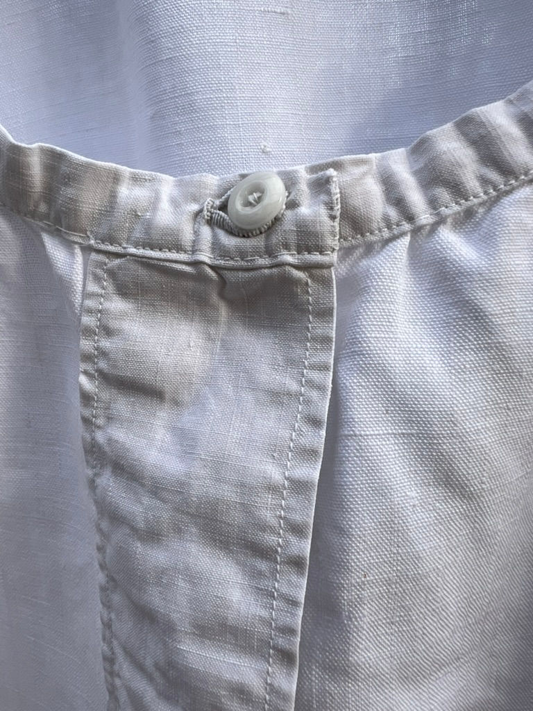 Thumbnail: Vintage Linen Chemise Dress with Monogram SC