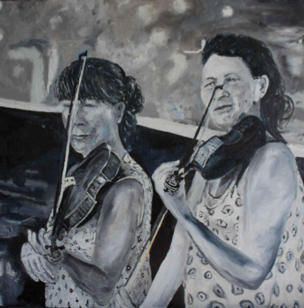 Claudia e Hanna olio su tela 80x80.jpg