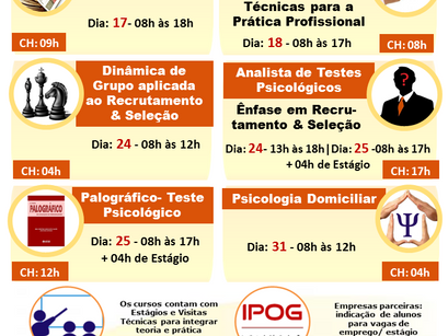Agenda de Outubro- Psicologia e RH