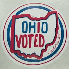 Ohio voted sticker