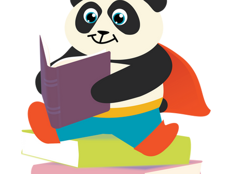 Power Panda Reads Book
