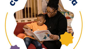 Adult Child Read together