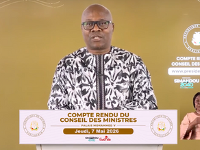 Conseil des ministres du 7 mai 2026