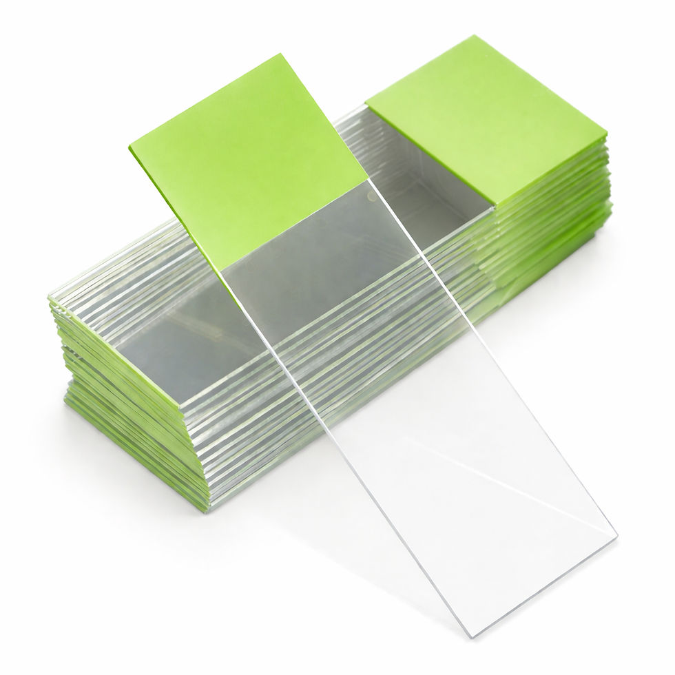 Thumbnail: Microscope Slides, Glass (Frosted Surface)
