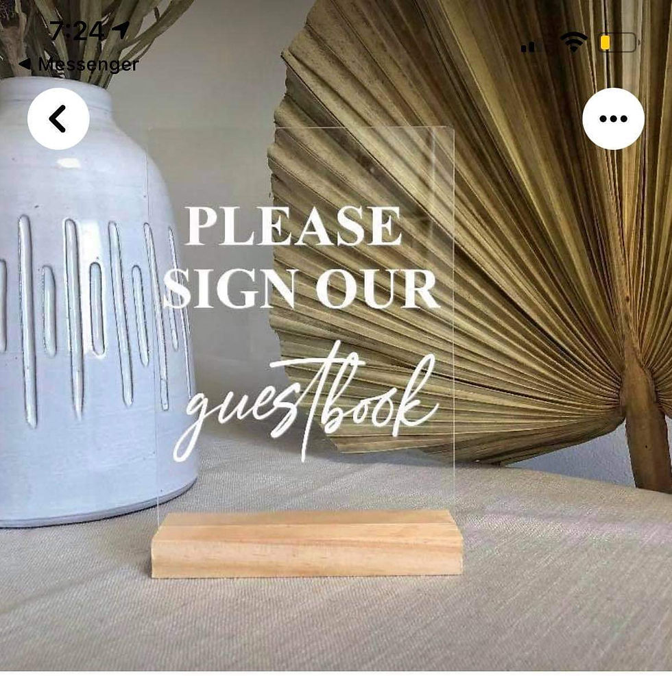 Party Signs & Stands