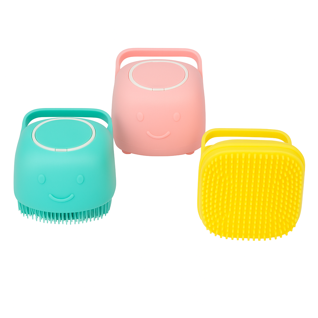 Щітка для миття із ємністю для шампуню