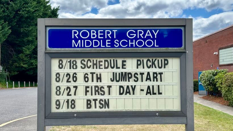 Gray MS Fall Update