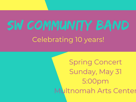 May 31: SW Band Celebrates 10 Years