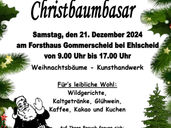 Christbaumbasar in Gommerscheid