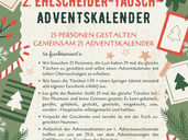 Adventstauschkalender in Vorbereitung