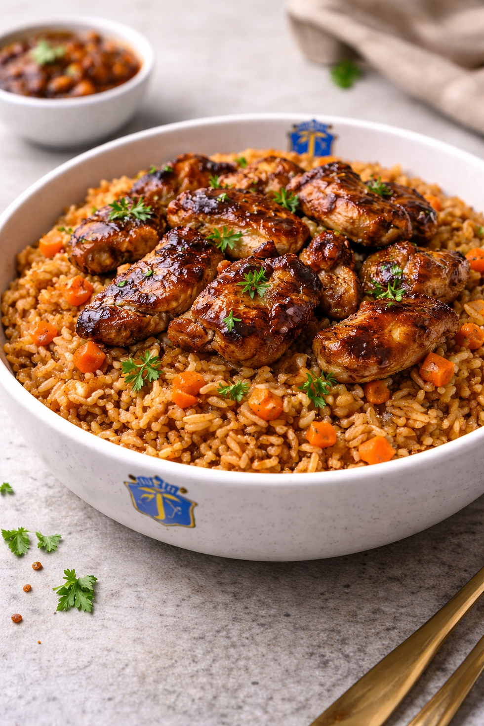 Timman Jizar with Chicken