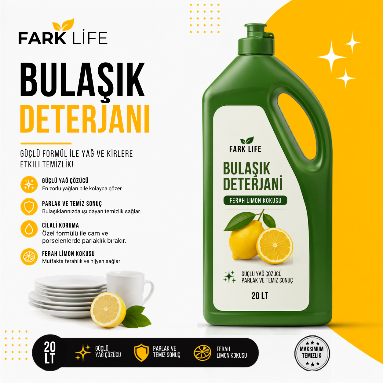 Bulaşık Deterjanı - 20 Lt