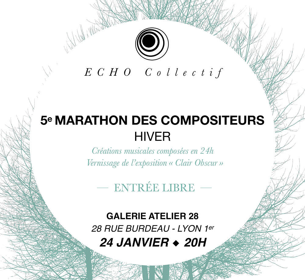 Affiche du Marathon des compositeur, automne 2018
