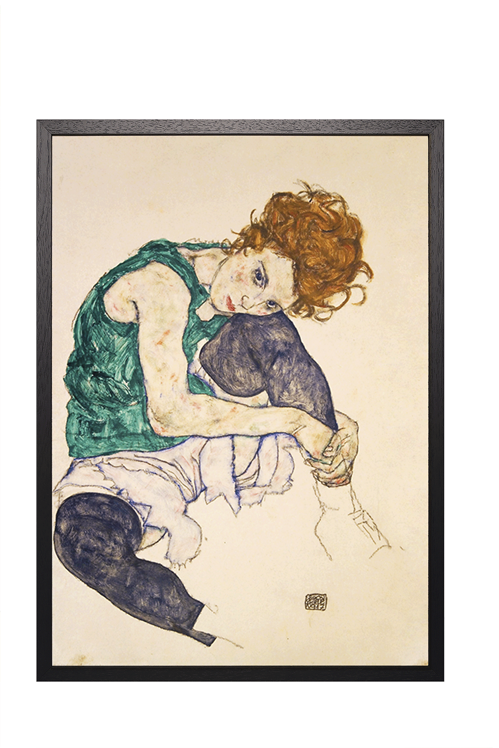 Miniaturebillede: Seated Woman / Egon Schiele