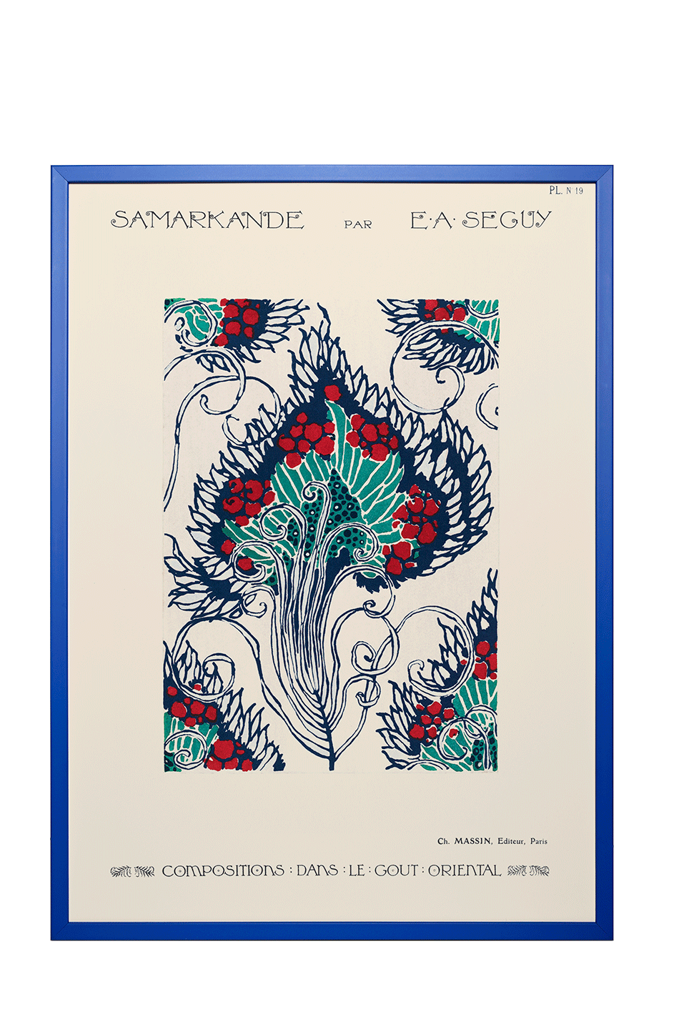 Miniaturebillede: Botanical Pochoir Art Nouveau