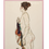 Miniaturebillede: Standing Female Nude with Drapery / Egon Schiele